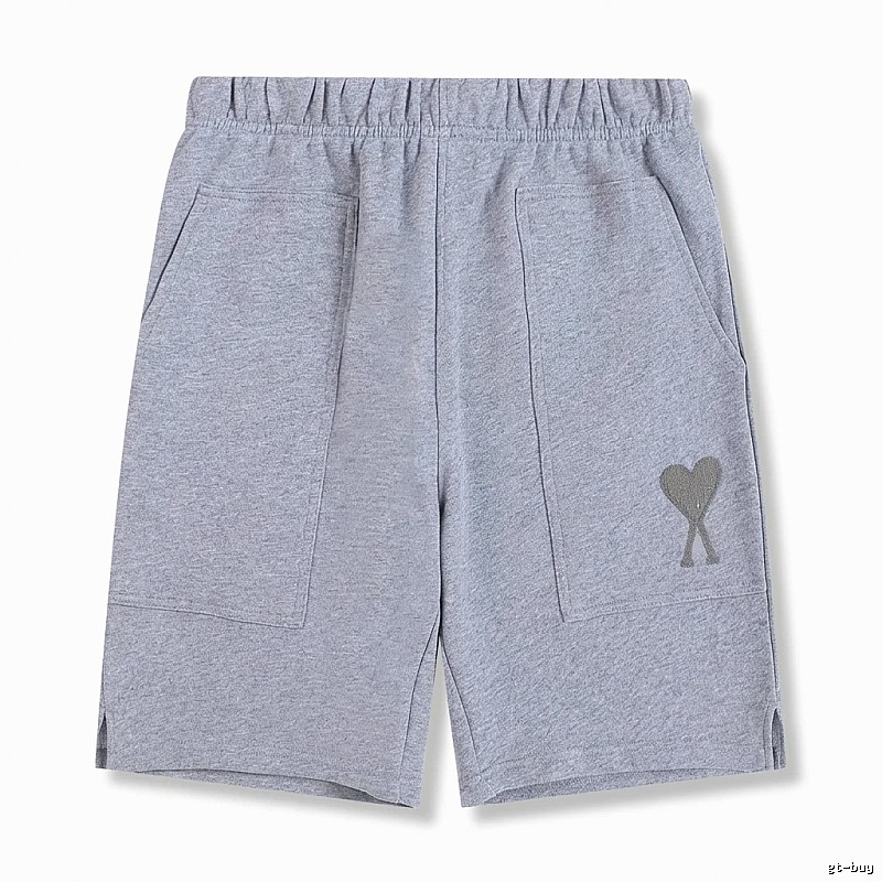 AMI pattern casual gray shorts