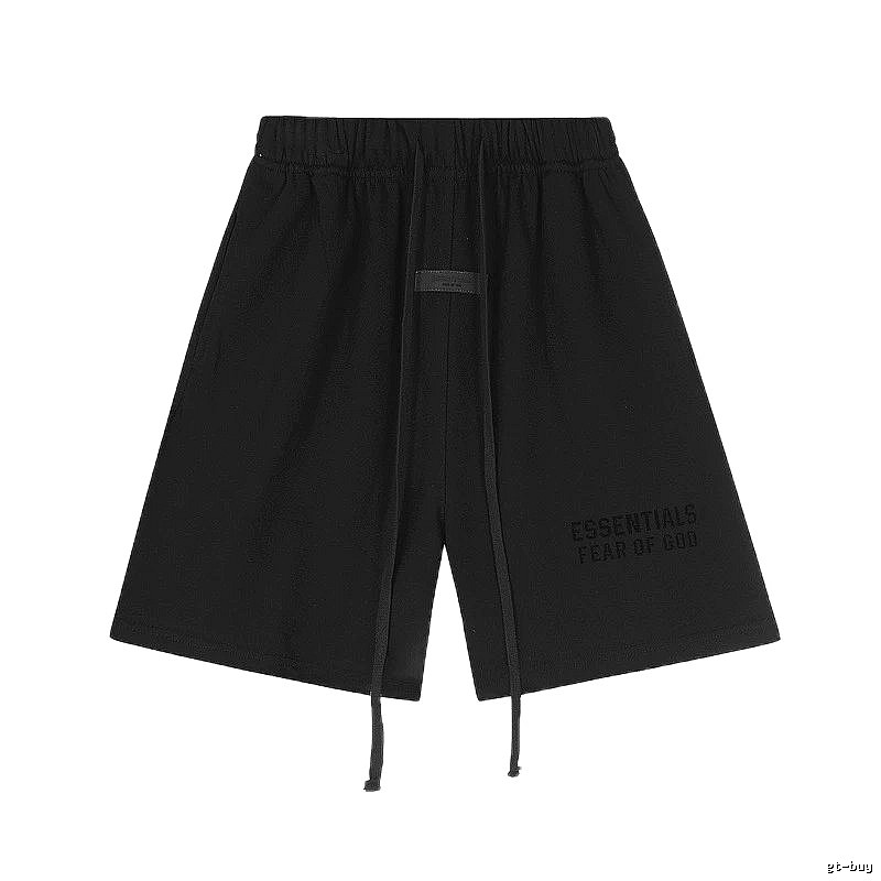 ESSENTIALS minimalist style black shorts