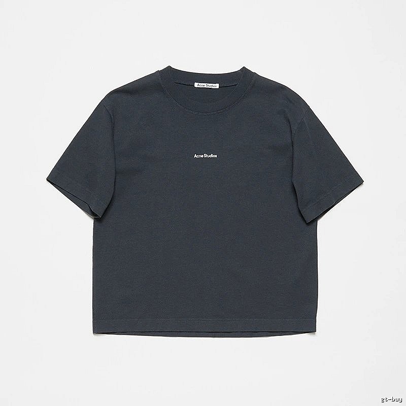 Acne Studios 2090-80 Black Style Ac908042 Stockholm Logo T-Shirt Logo Detail