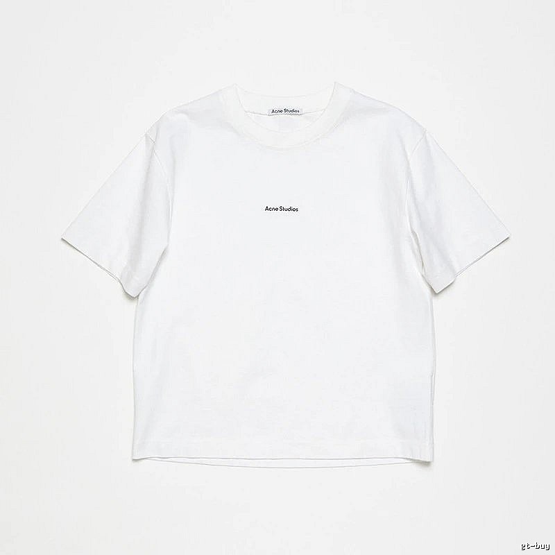 Acne Studios 2090-80 White Style Ac908042 Stockholm Logo T-Shirt Statement Graphic