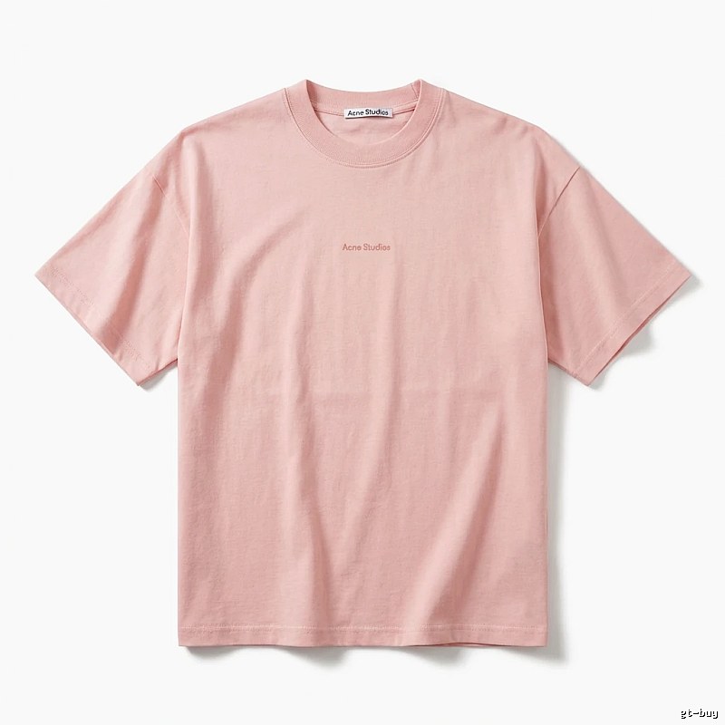 Acne Studios minimalist style pink T-shirt