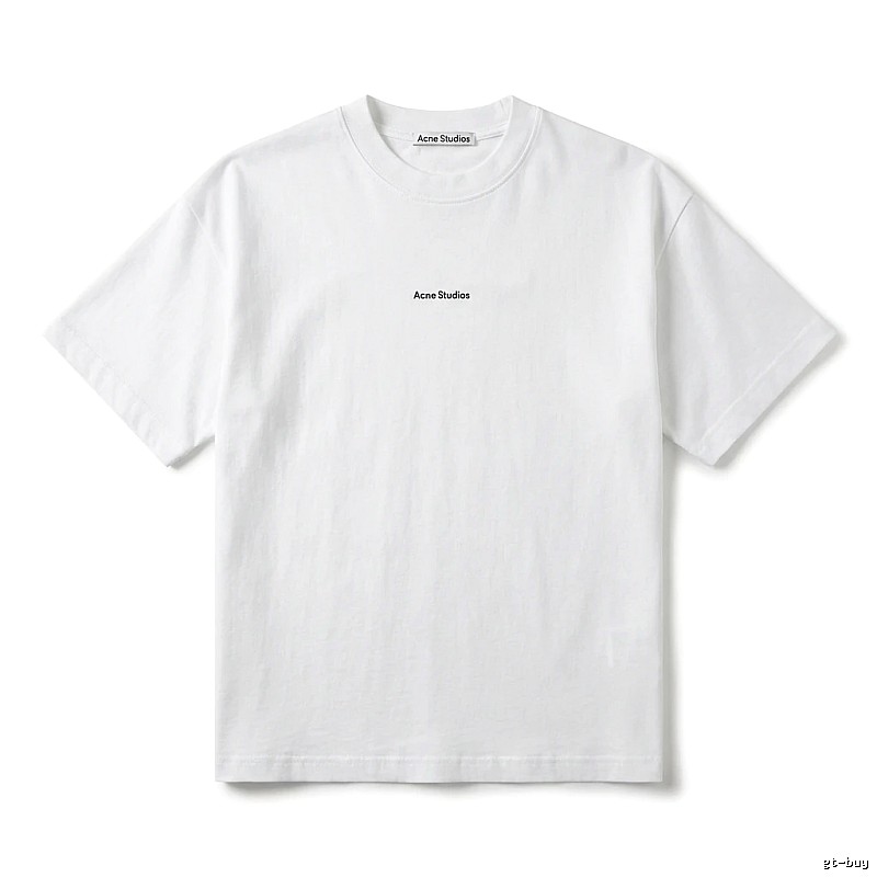 Acne Studios minimalist style white T-shirt
