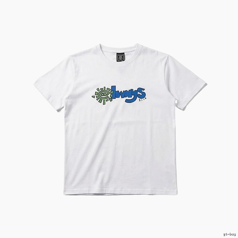 ADWYSD Printed Simple White T-shirt