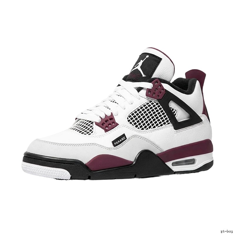 Air Jordan 4 Retro White Purple Shoes