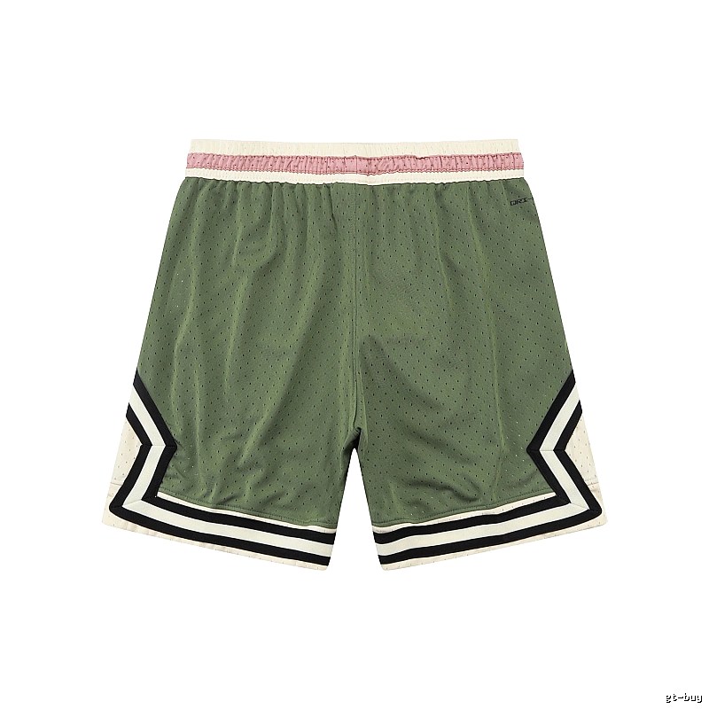 AJ retro-style green shorts