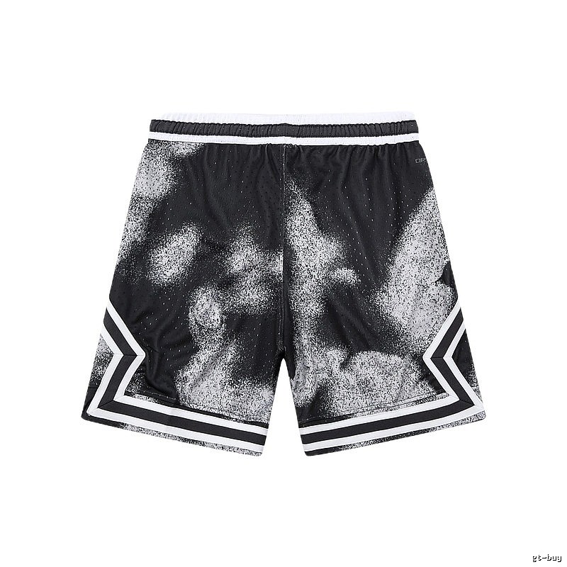 AJ Spray Painting Style Black Shorts