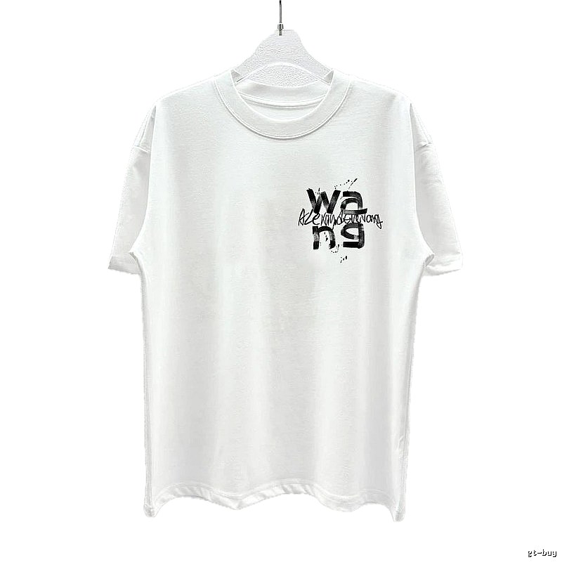 Alexander Wang Graffiti Street Style White T-Shirt