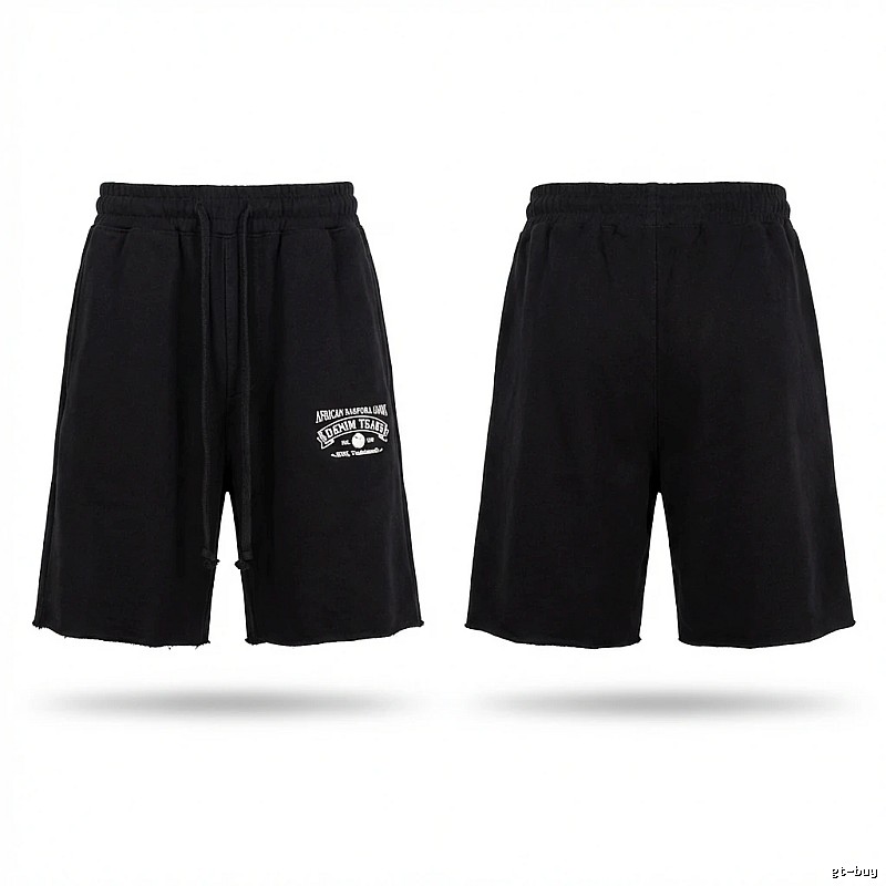 American casual black shorts of DENIM TEARS