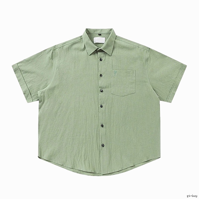 AMI casual light green shirt