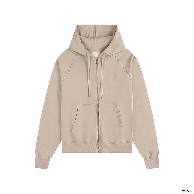 AMI Extremely Complex Style Beige Hoodie