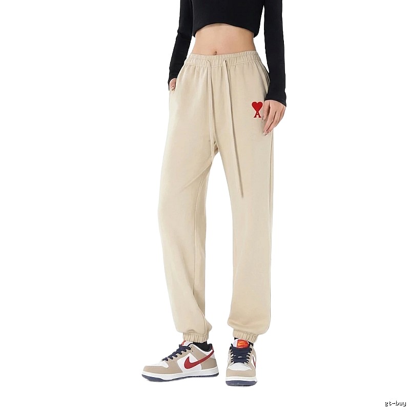 AMI Love Leisure Style Off-white Pants