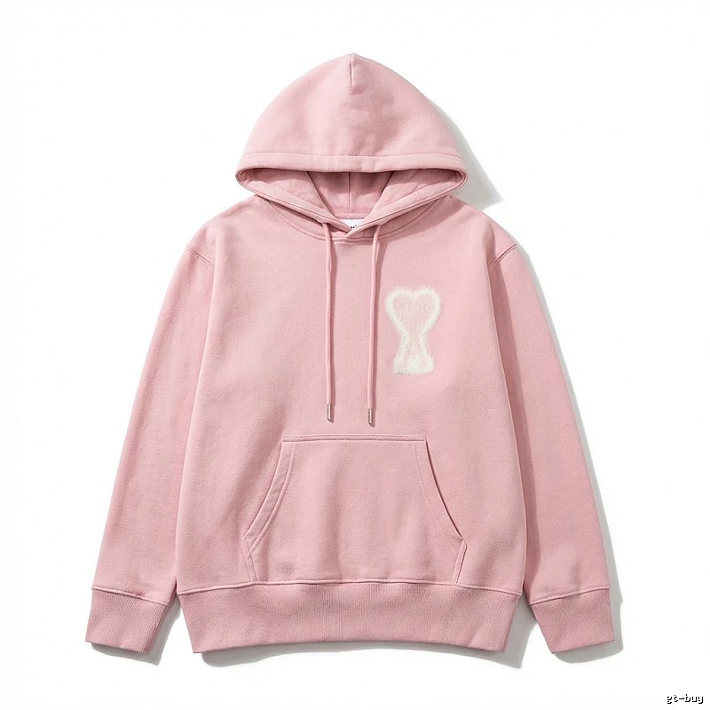 AMI Love Pink Hoodie