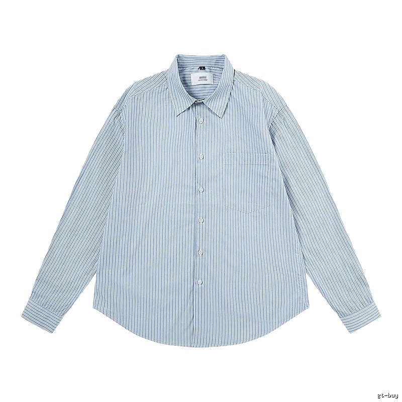 AMI Stripe Minimalist Style Shirt