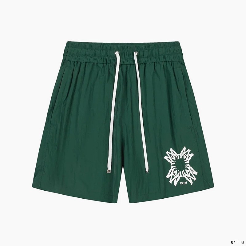 AMIRI casual style dark green shorts