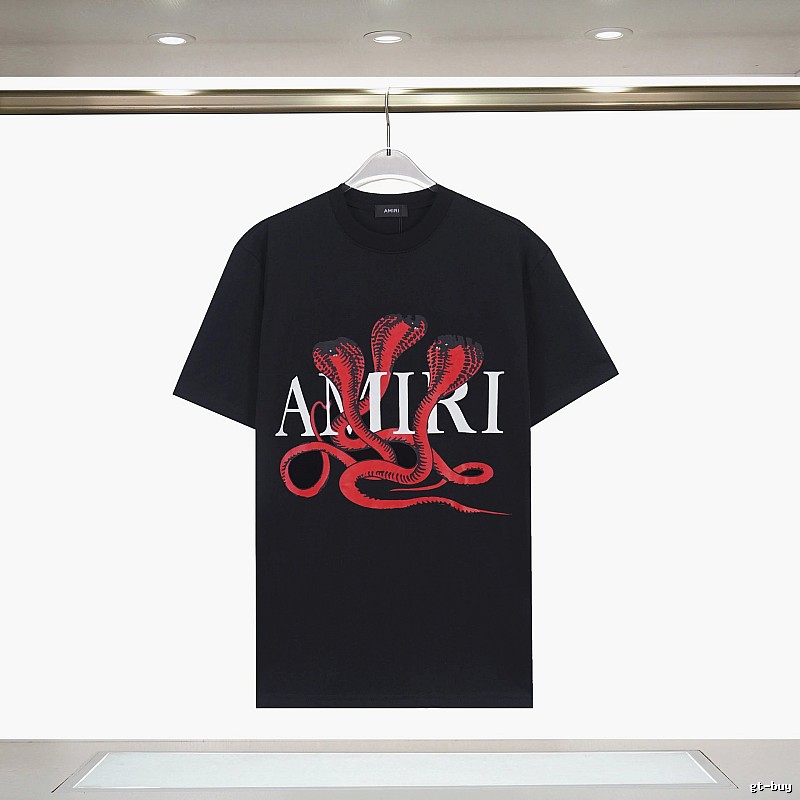 Amiri Daily Graphic T-shirt White Blue Amiri for City Outfits