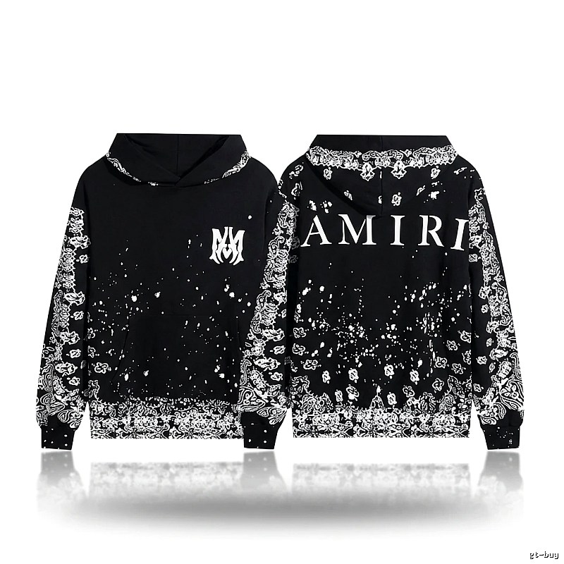 AMIRI Dark Style Cashew Flower Sweatshirt