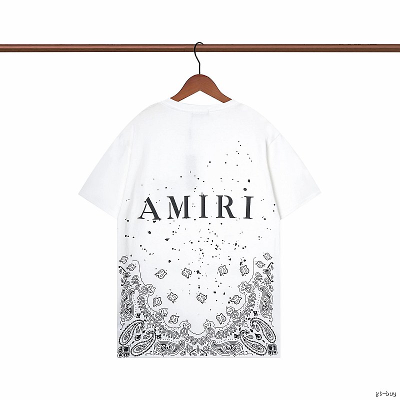 Amiri Gift Ready Graphic T-shirt White Blue Amiri with Standout Detail