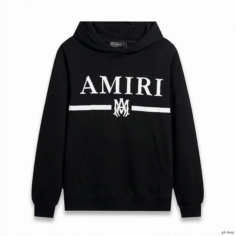 AMIRI Letter Print Black Sweatshirt