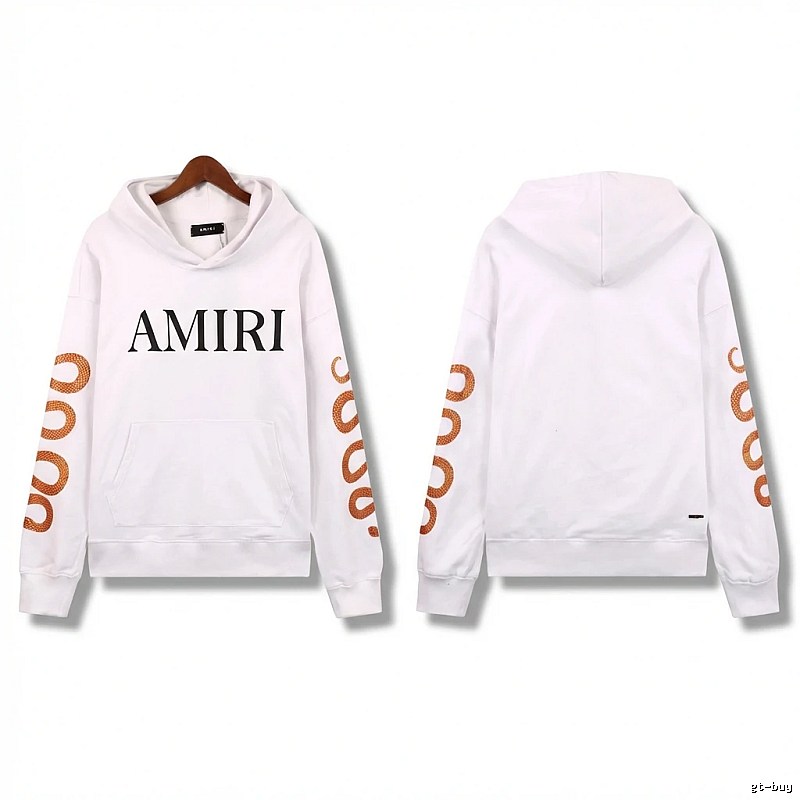 AMIRI letter - printed white sweatshirt