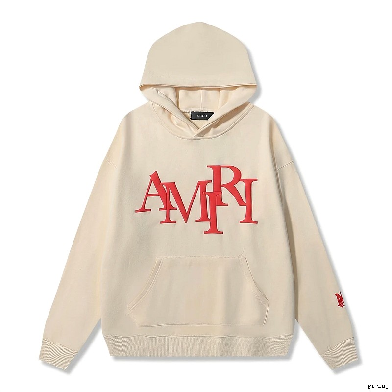 AMIRI Letter Style Beige Sweatshirt