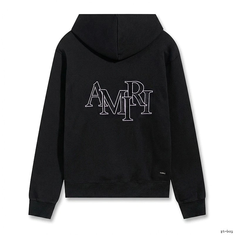 AMIRI letter-style black sweatshirt