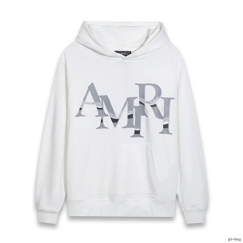AMIRI Letter Style White Sweatshirt