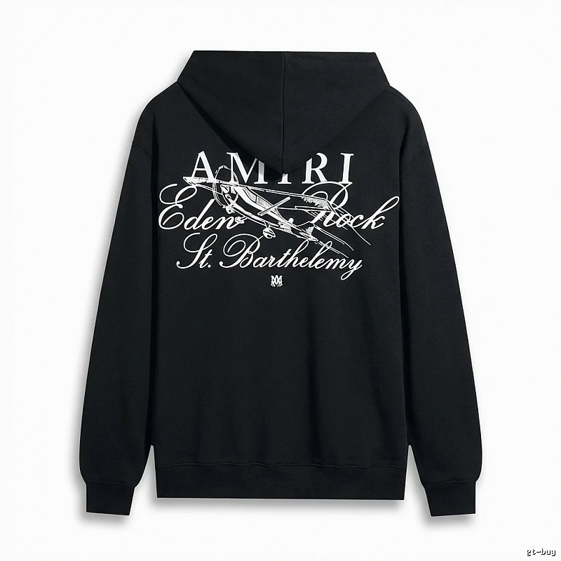 AMIRI Printed Retro Style Black Sweatshirt