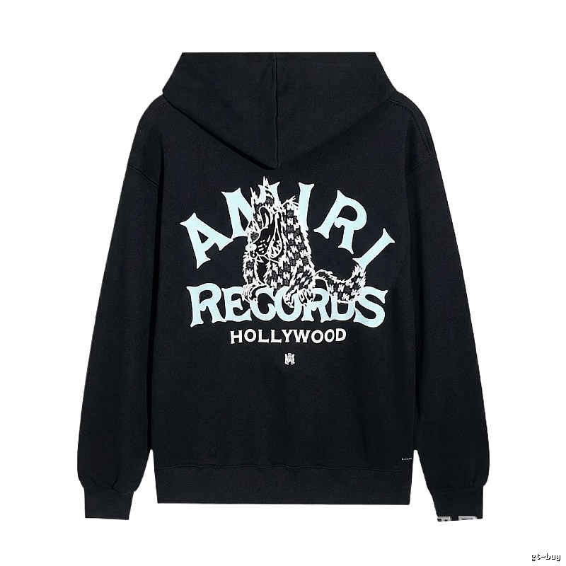 AMIRI Records Black Tide Cool Sweatshirt