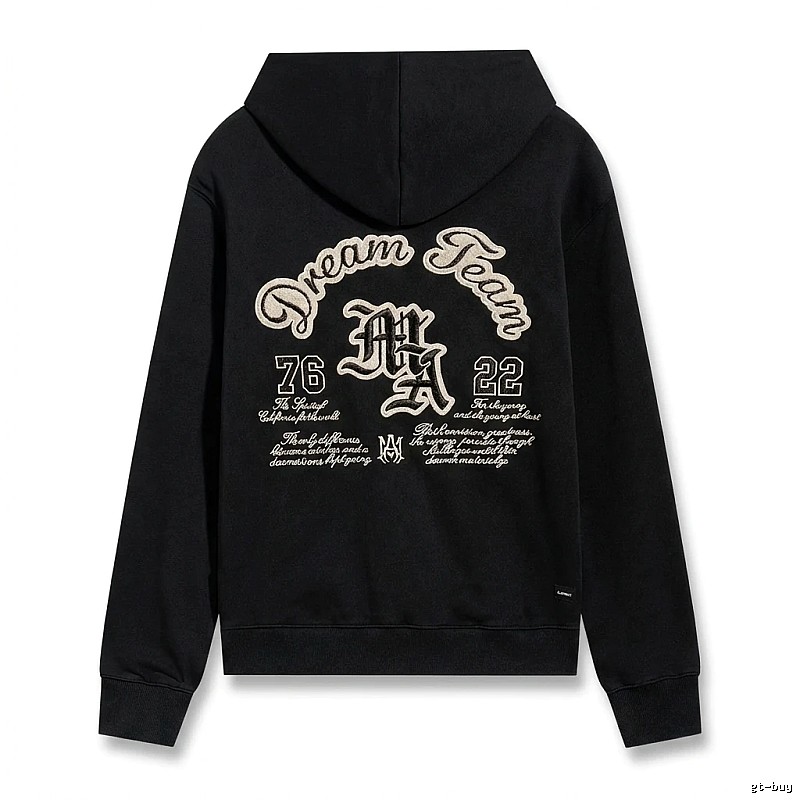 AMIRI Retro Style Black Hoodie
