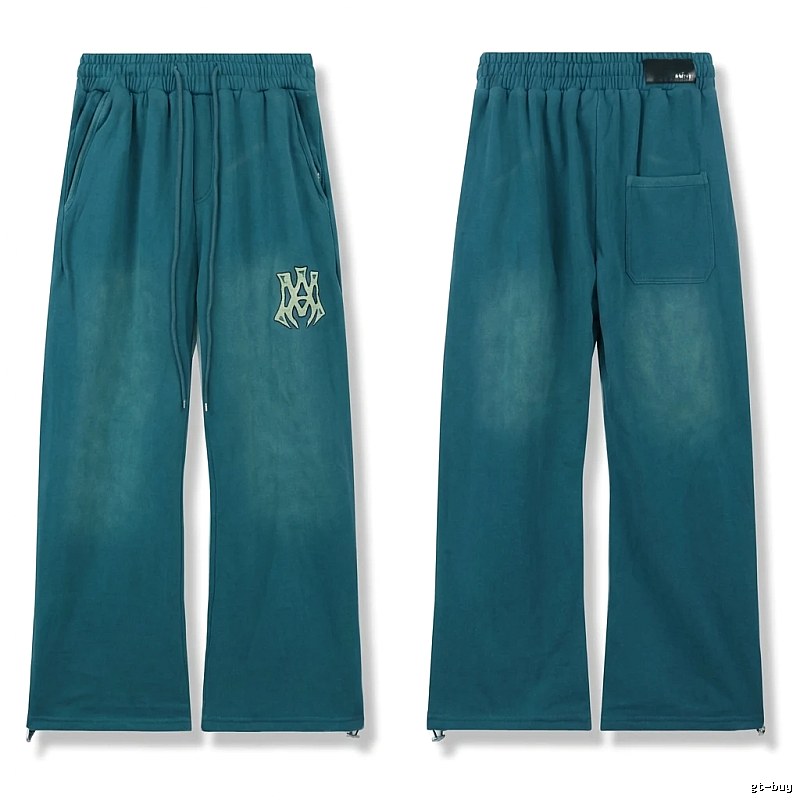 AMIRI retro-style dark green trousers