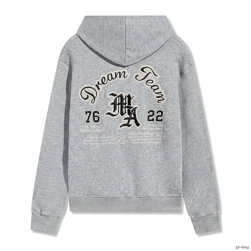 AMIRI Retro Style Grey Hoodie