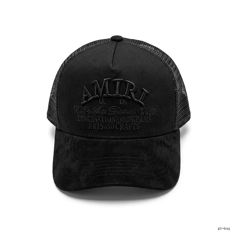 AMIRI vintage-style black hat