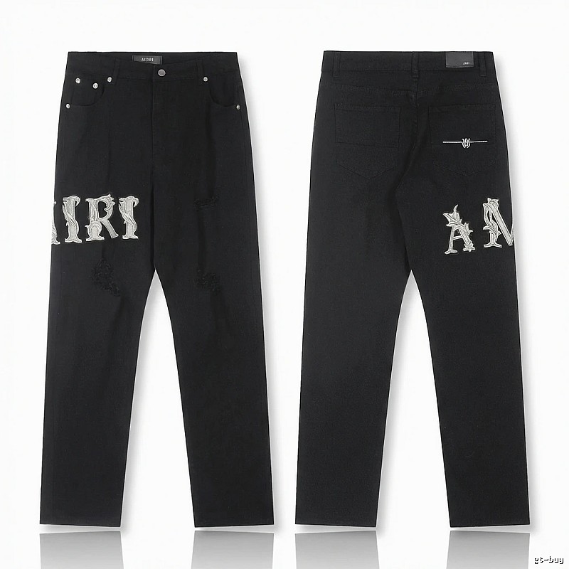 AMIRI vintage-style black jeans