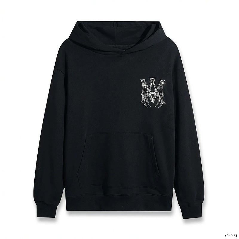 AMIRI's trendy and cool black hoodie