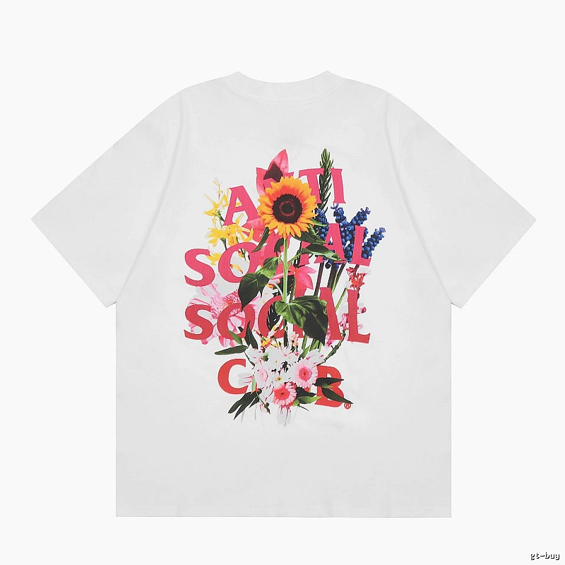 Anti Social Social Club Gift Ready Logo T-shirt Black Orange Anti with Standout Detail