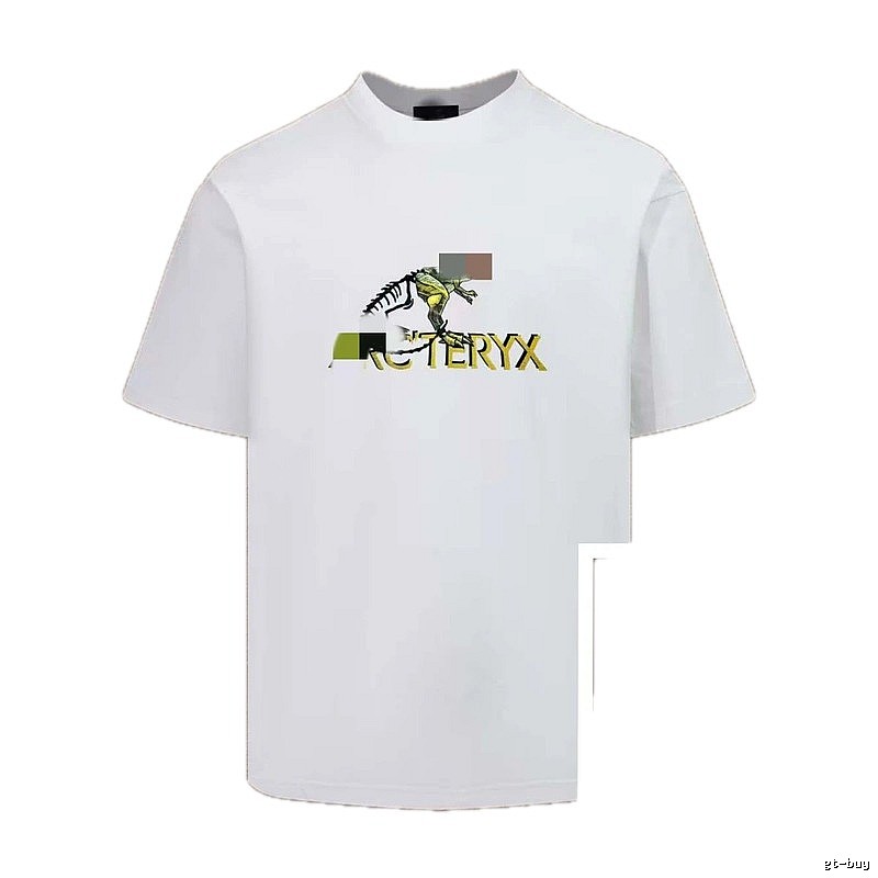 Arc'teryx Dinosaur Print Casual Style White T-Shirt
