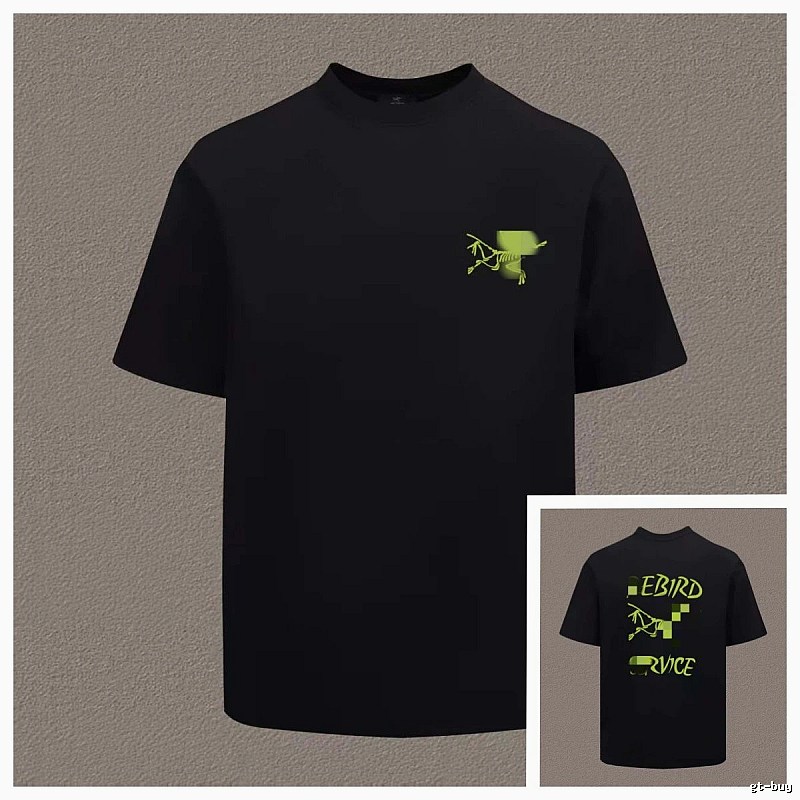 Arc'teryx Printed Techwear Style Black T-Shirt