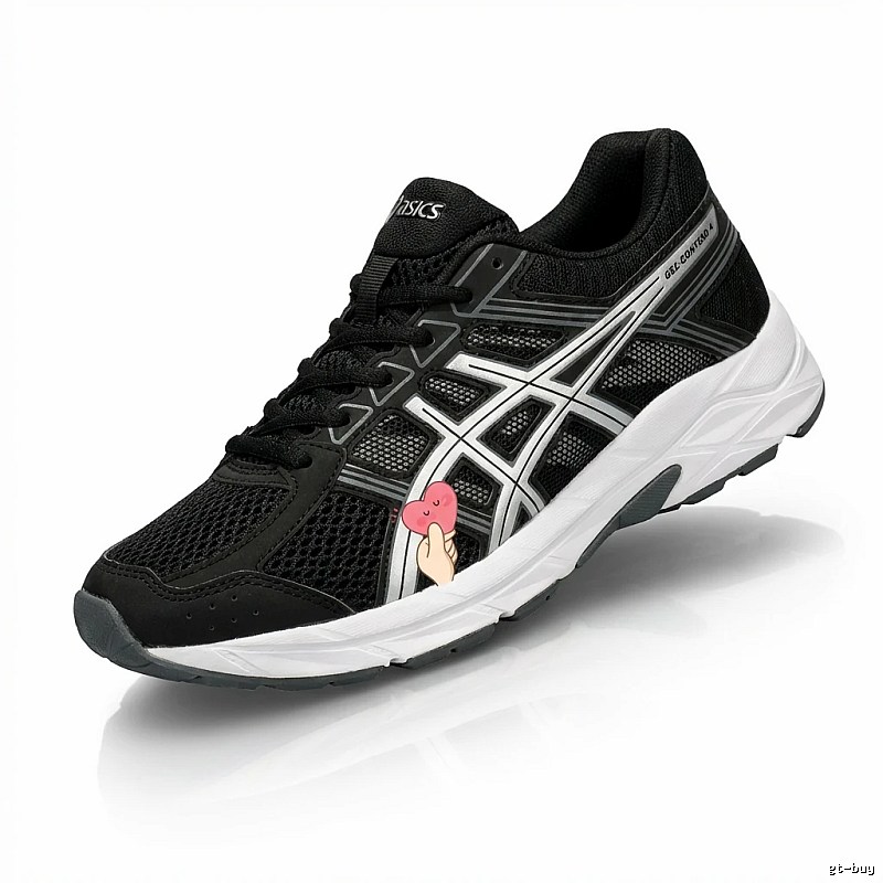 ASICS GEL-CONTEND 4 Black Trendy Shoes