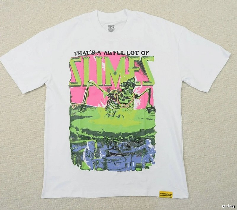 AwfulLot Skull Street Style White T-Shirt