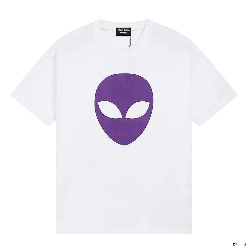 Balenciaga Alien Print White T-shirt