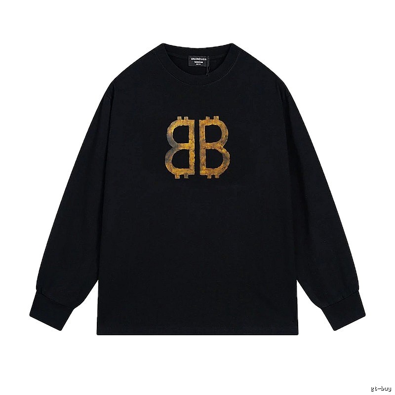 Balenciaga BB Print Black Sweatshirt
