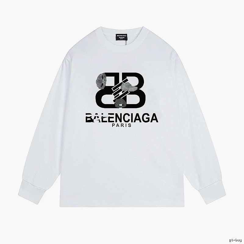 Balenciaga BB Series Simple White T-shirt