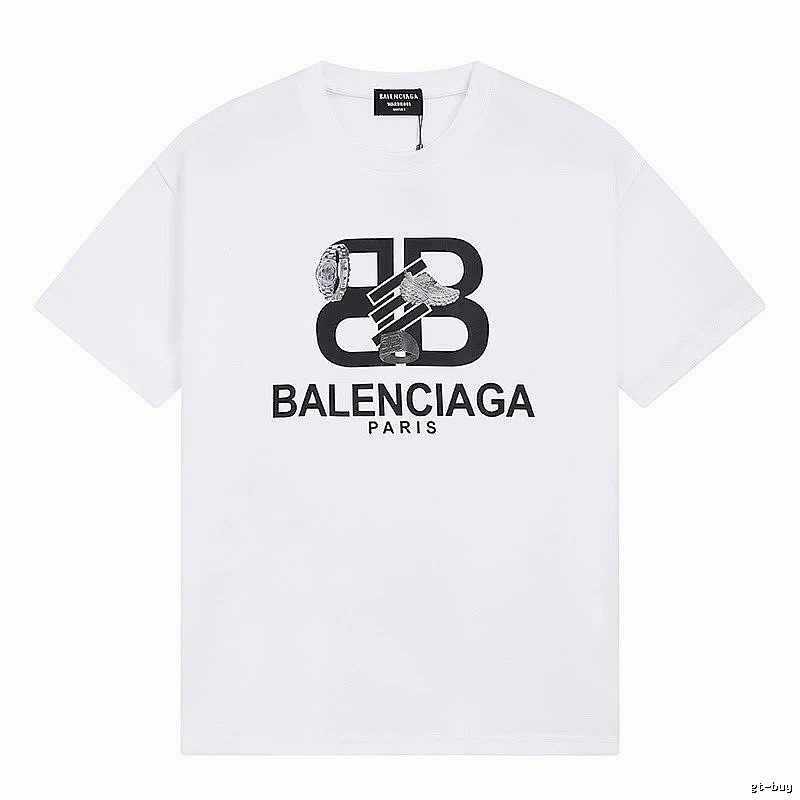 Balenciaga BB Series Simple White T-shirt