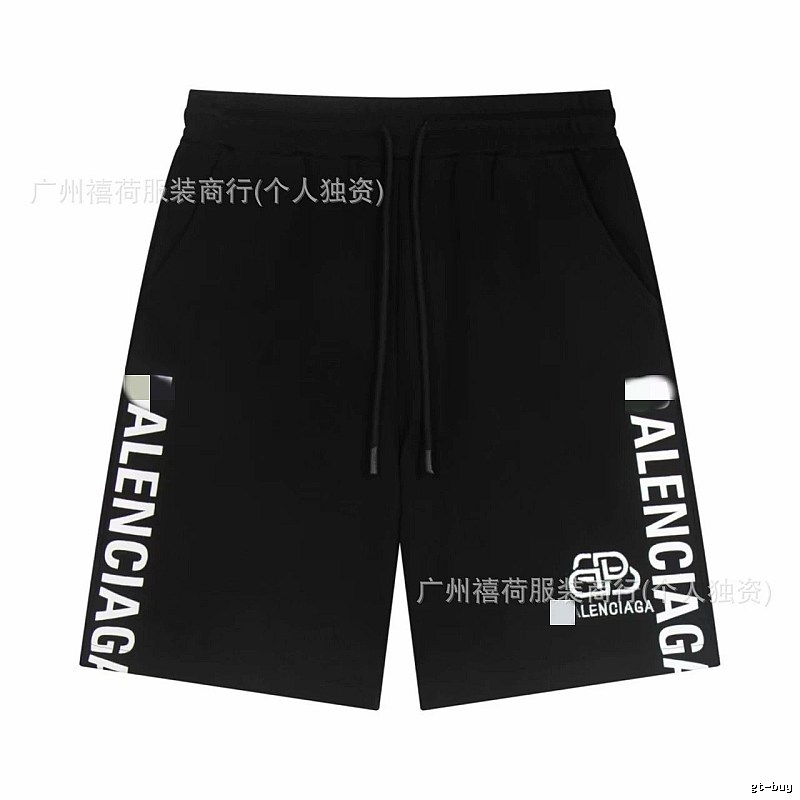 Balenciaga casual style black shorts