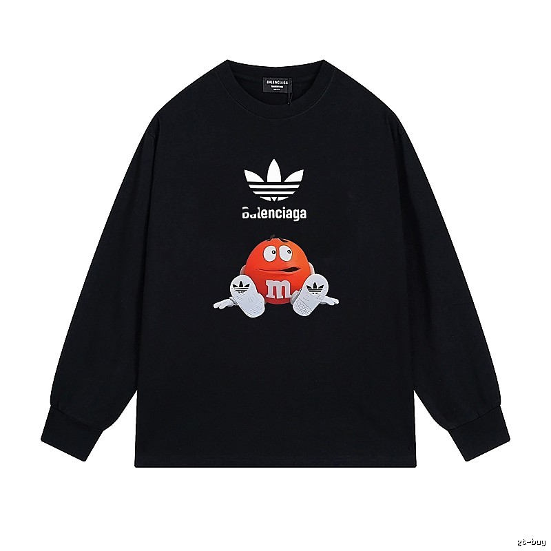 Balenciaga Co-branded Trendy T-shirt