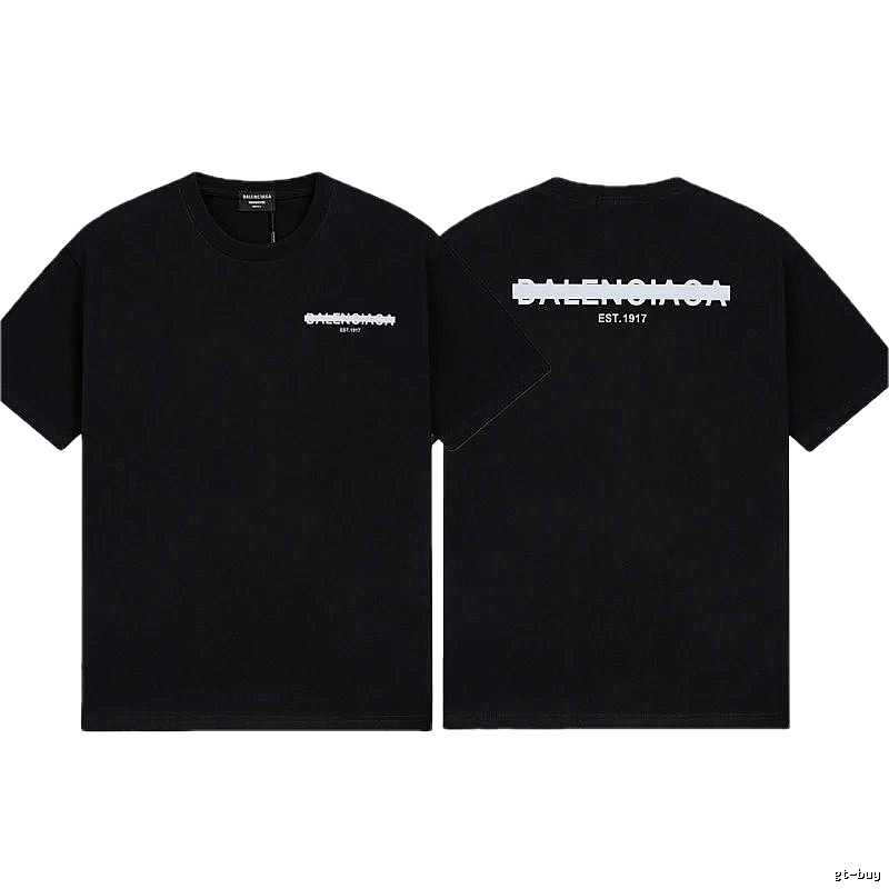 Balenciaga LOGO Printed Street Style Black T-shirt