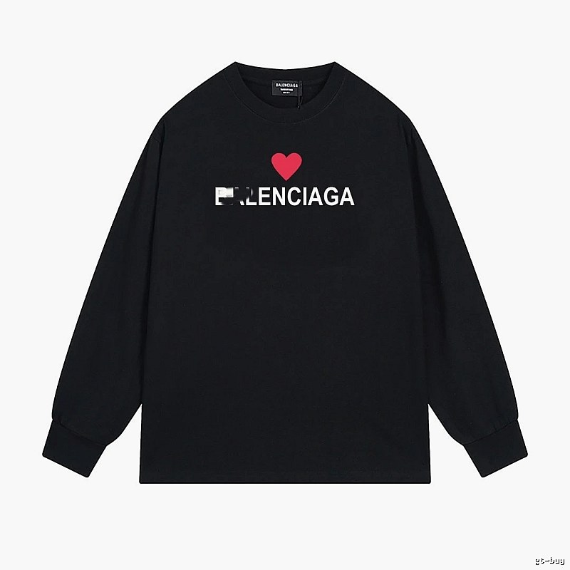 Balenciaga Love Simple Black T-shirt