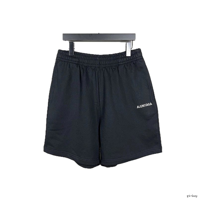 Balenciaga minimalist black shorts