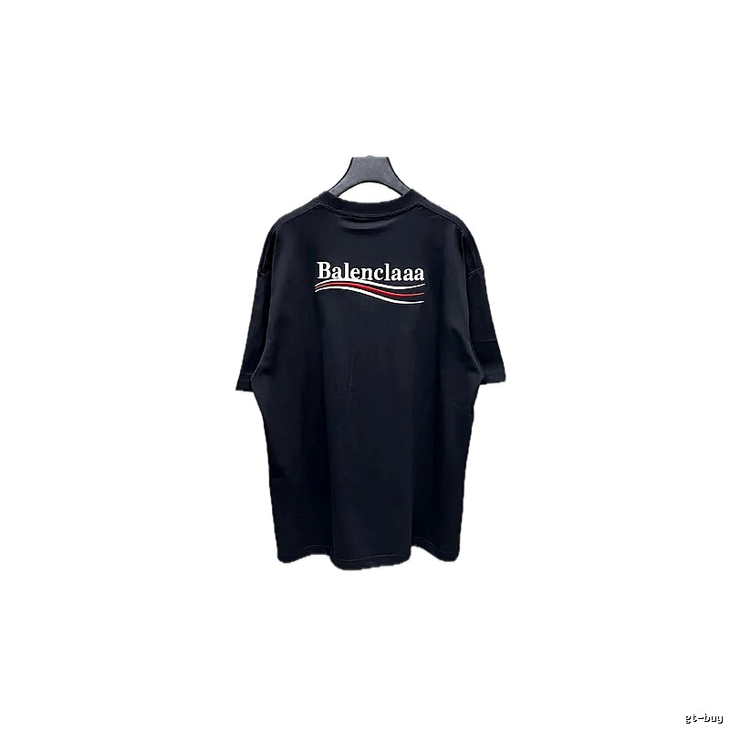 Balenciaga minimalist style black T-shirt