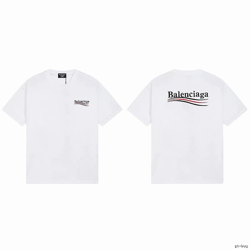 Balenciaga minimalist style white T-shirt